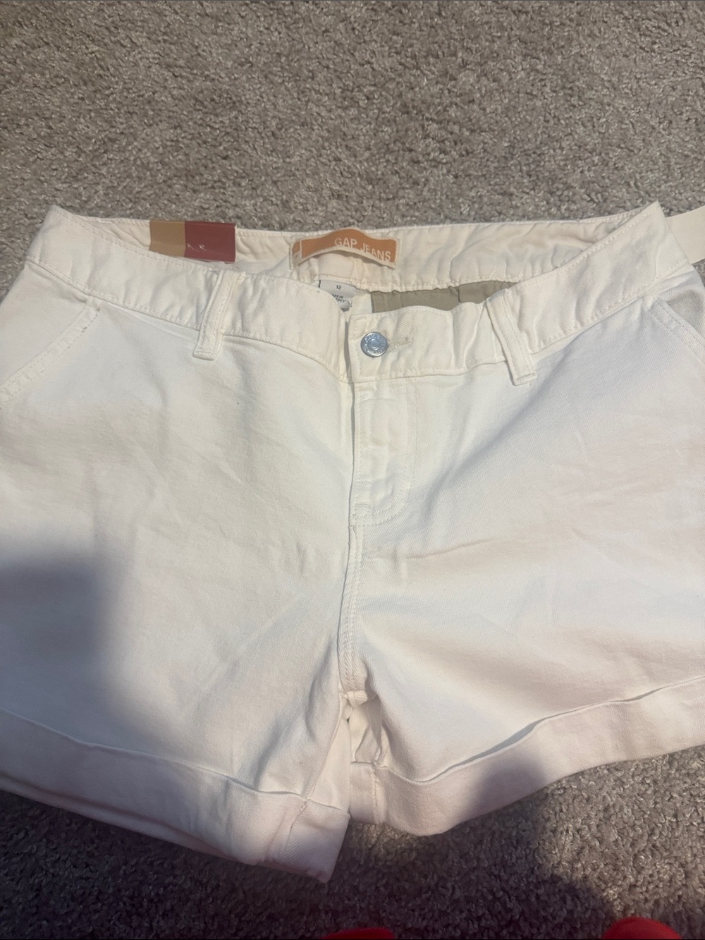 GAP White Women's Denim Jean Shorts